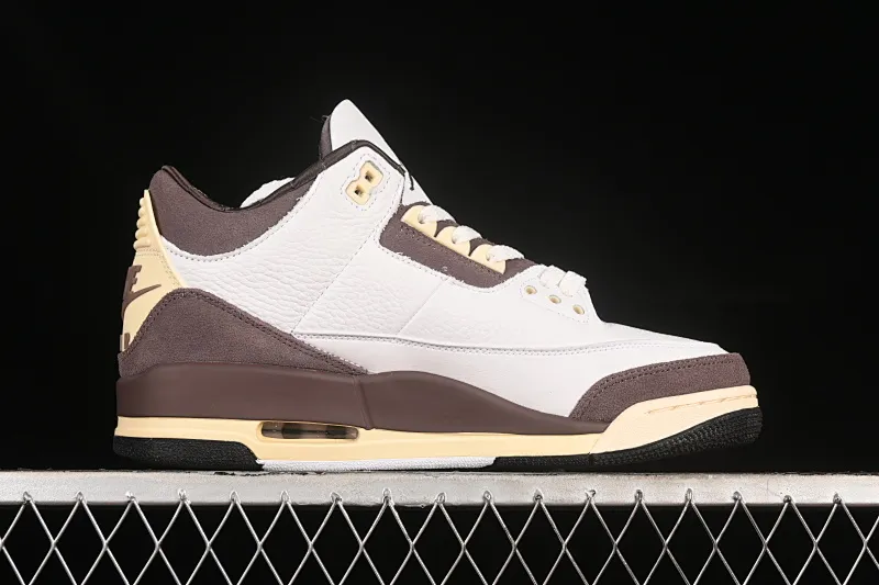 All Categories Air Jordan Jordan Series Basketball Shoes Air Jordan 3 Special Price #ZG Version Air Jordan 3 Retro "Baimoka" AJ3 Joe 3 White Mocha DH3434-113